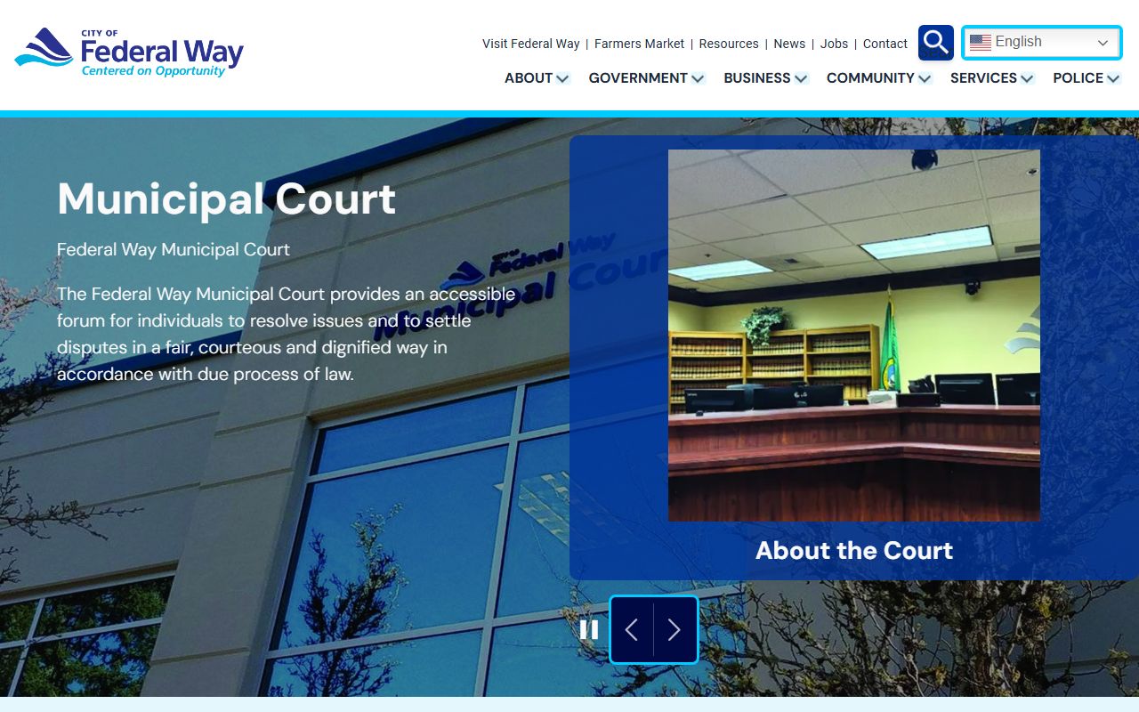 Federal Way Released Inmates municipal court