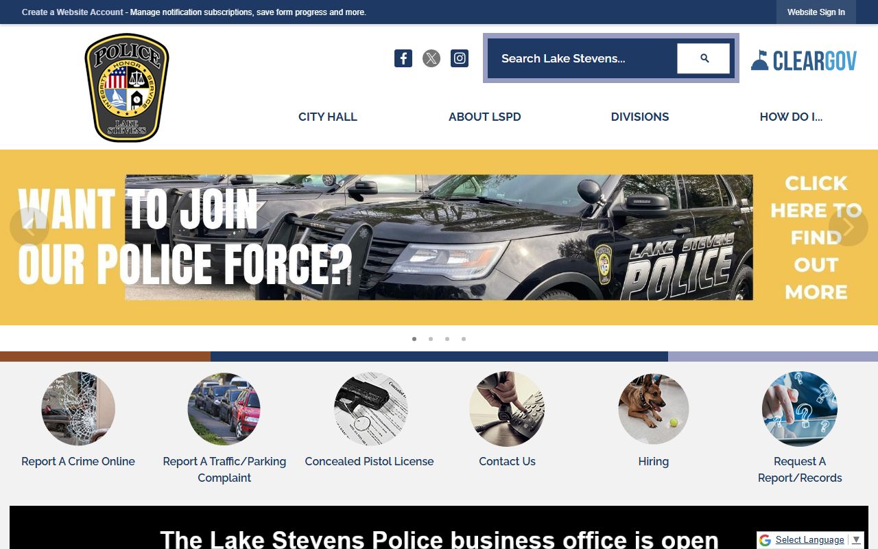 Lake Stevens Released Inmates police department