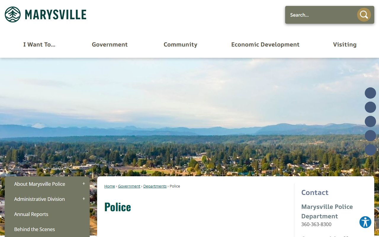 Marysville Released Inmates police department