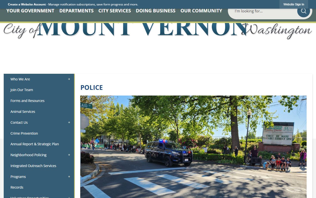 Mount Vernon Released Inmates police department