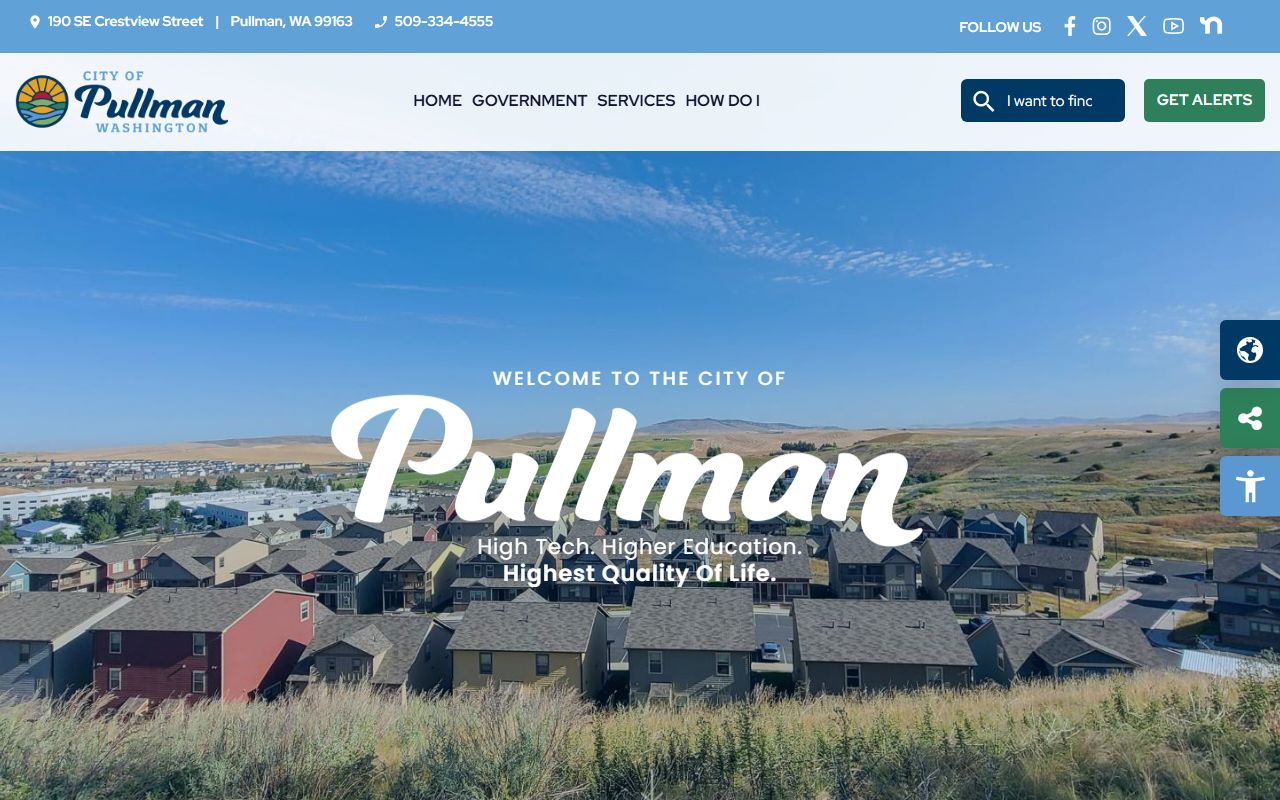 Pullman Released Inmates city official website