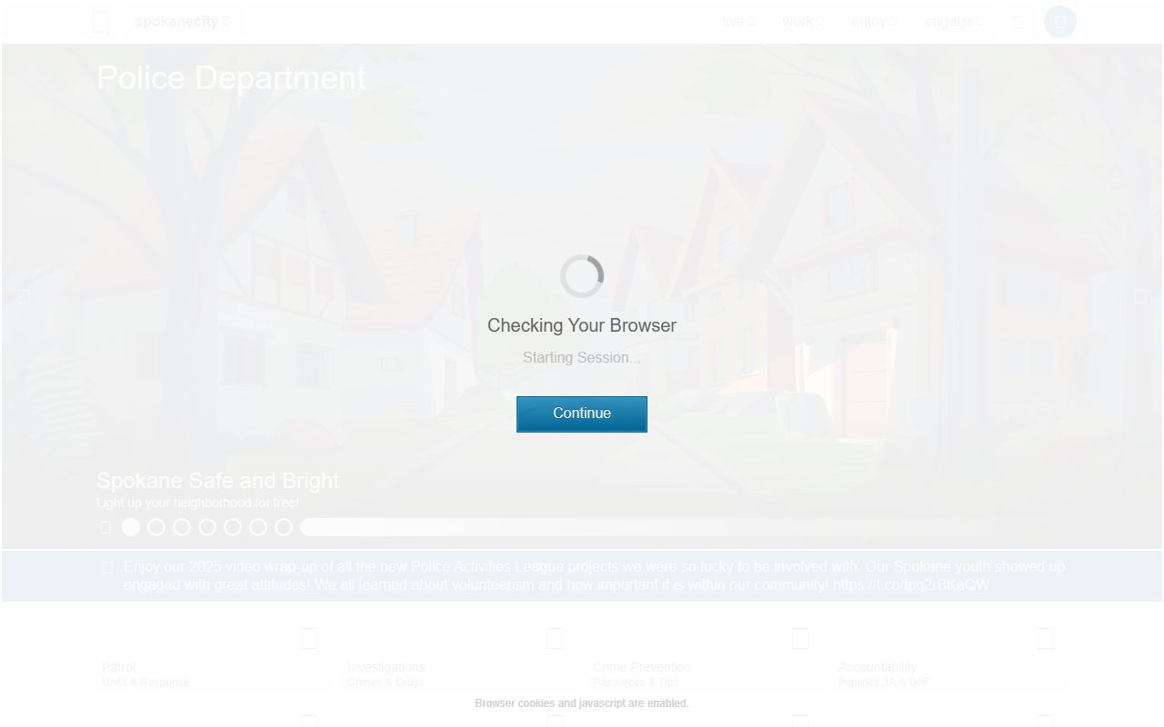 Spokane Released Inmates police department