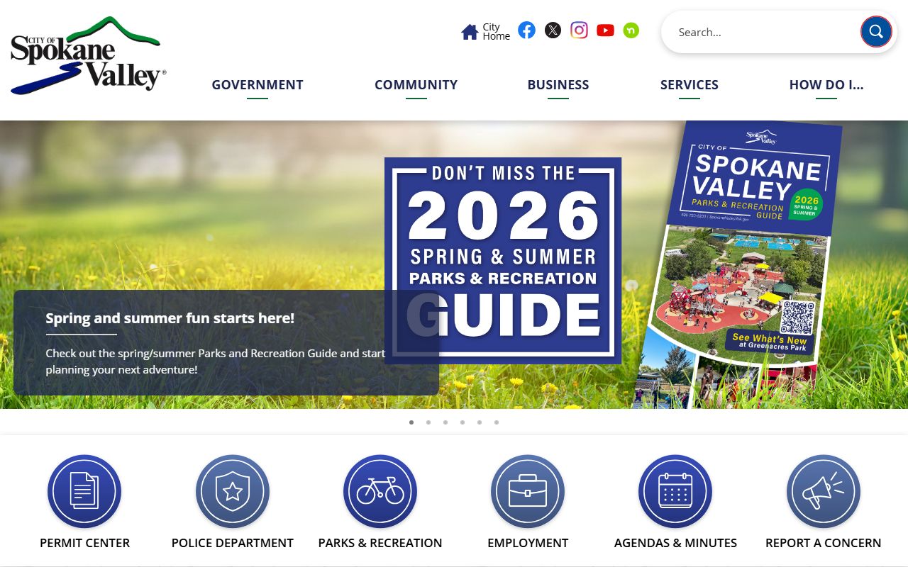 Spokane Valley Released Inmates city official website