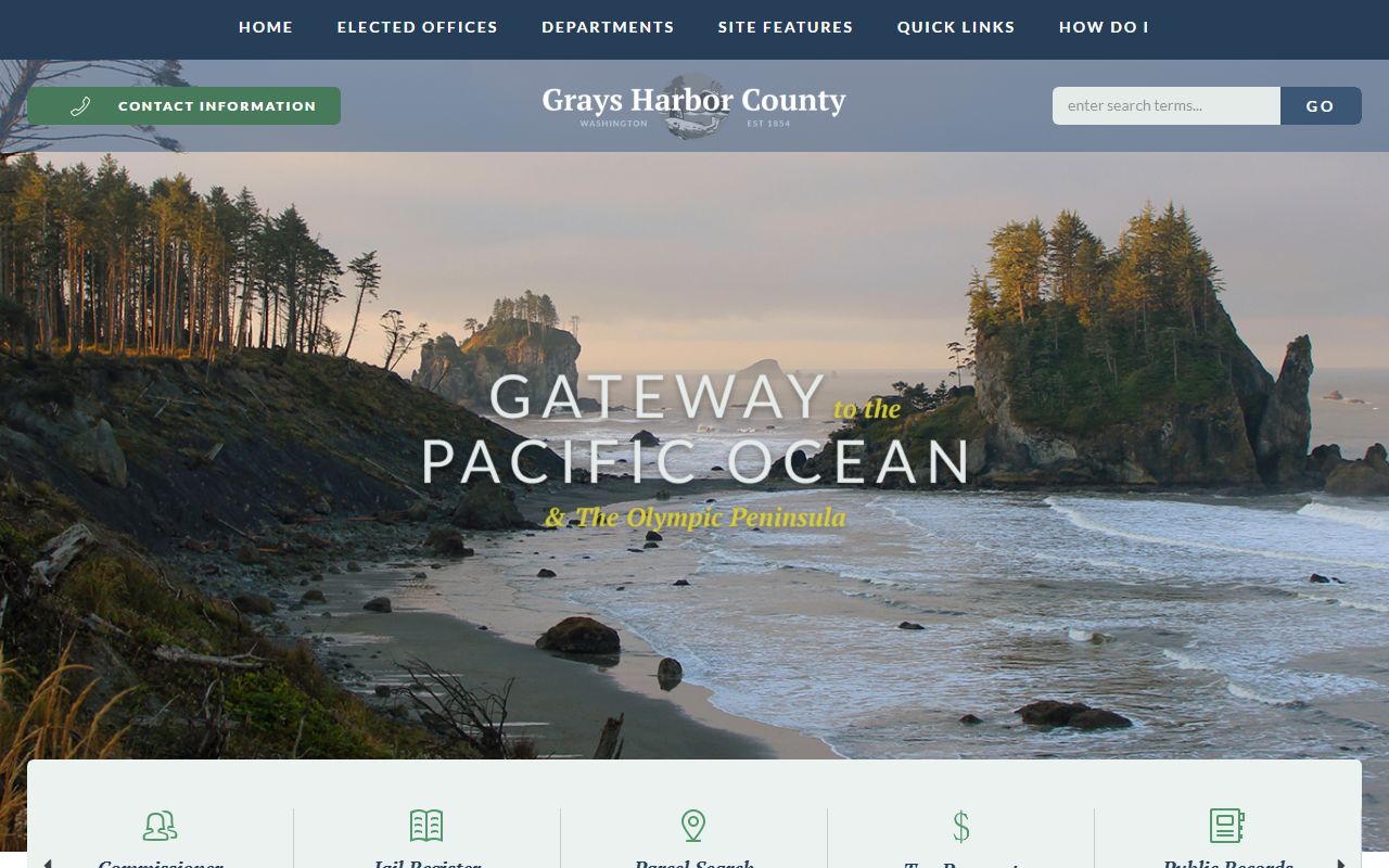 Grays Harbor County Released Inmates county official website