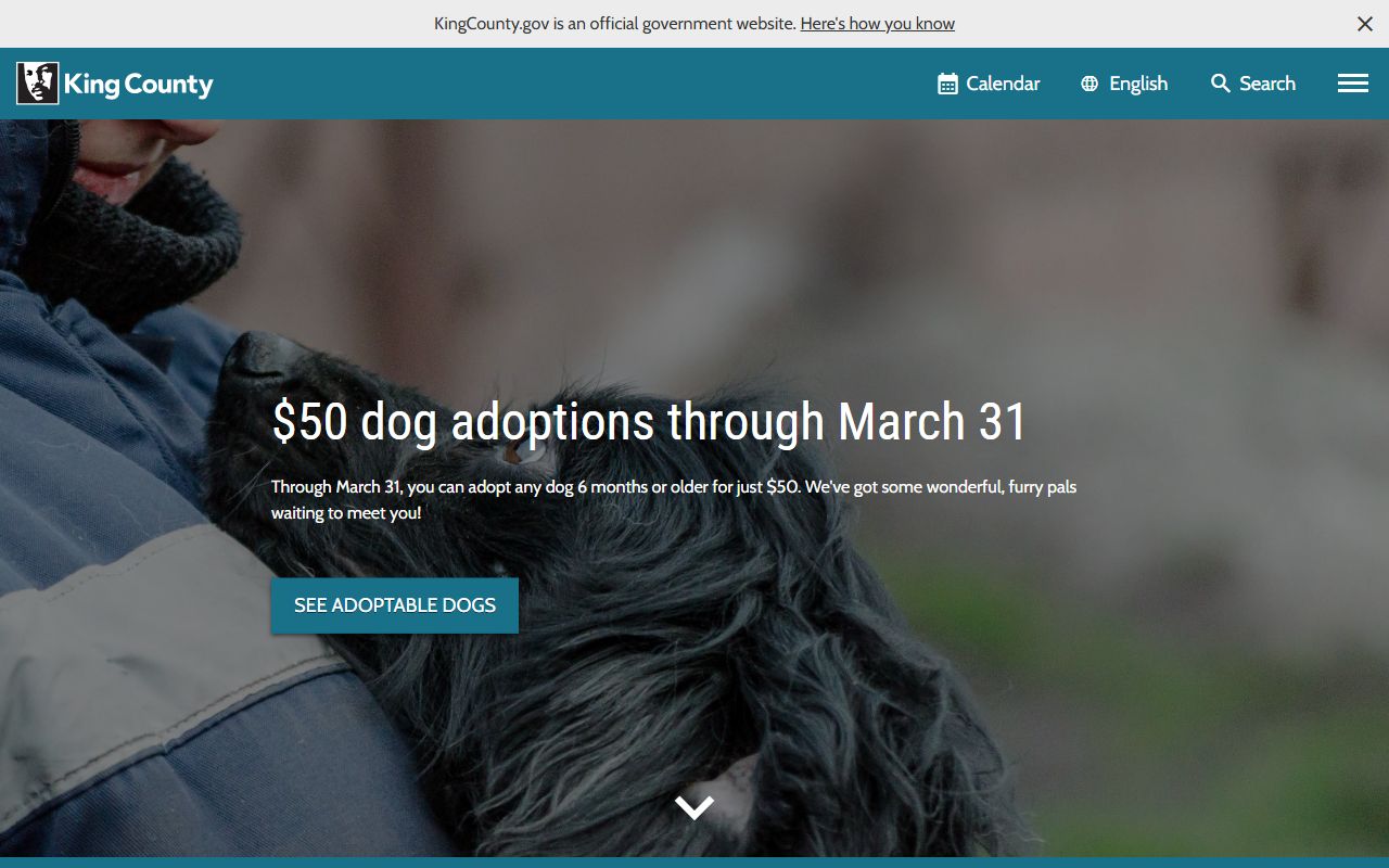 King County Released Inmates county official website