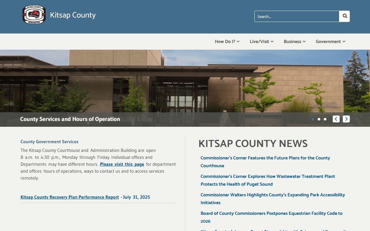Kitsap County Released Inmates county website