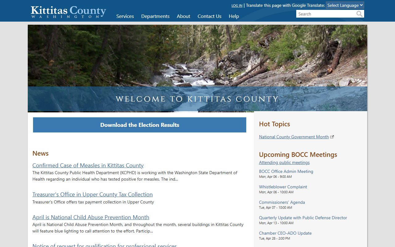 Kittitas County Released Inmates county website