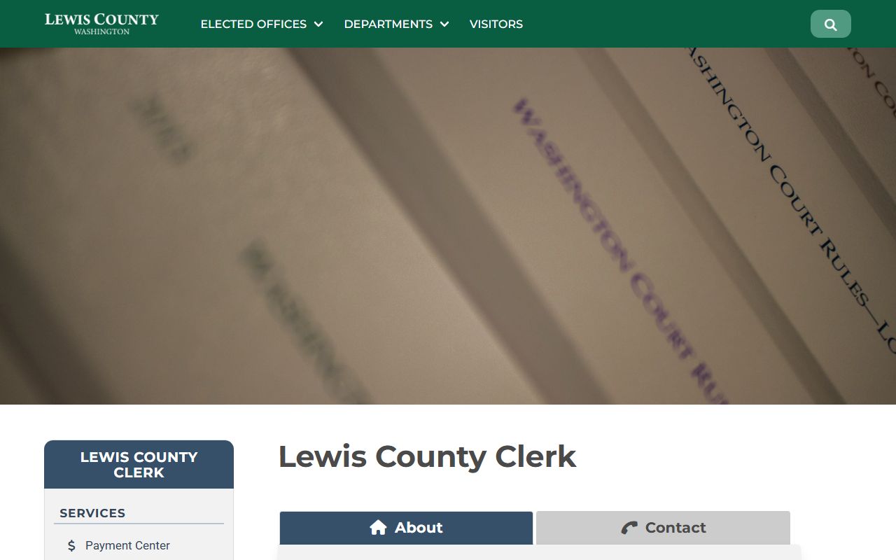 Lewis County Released Inmates clerk page