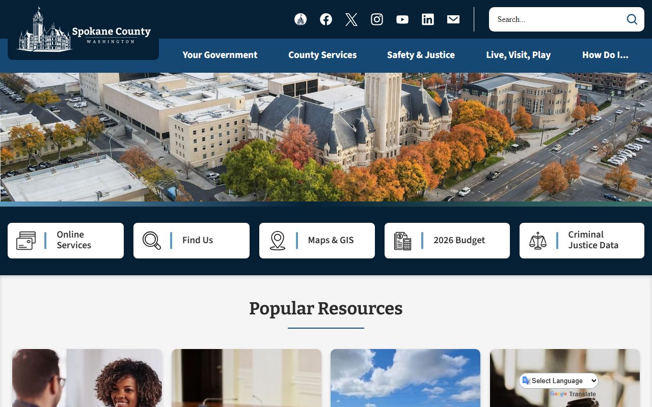 Spokane County Released Inmates county official website